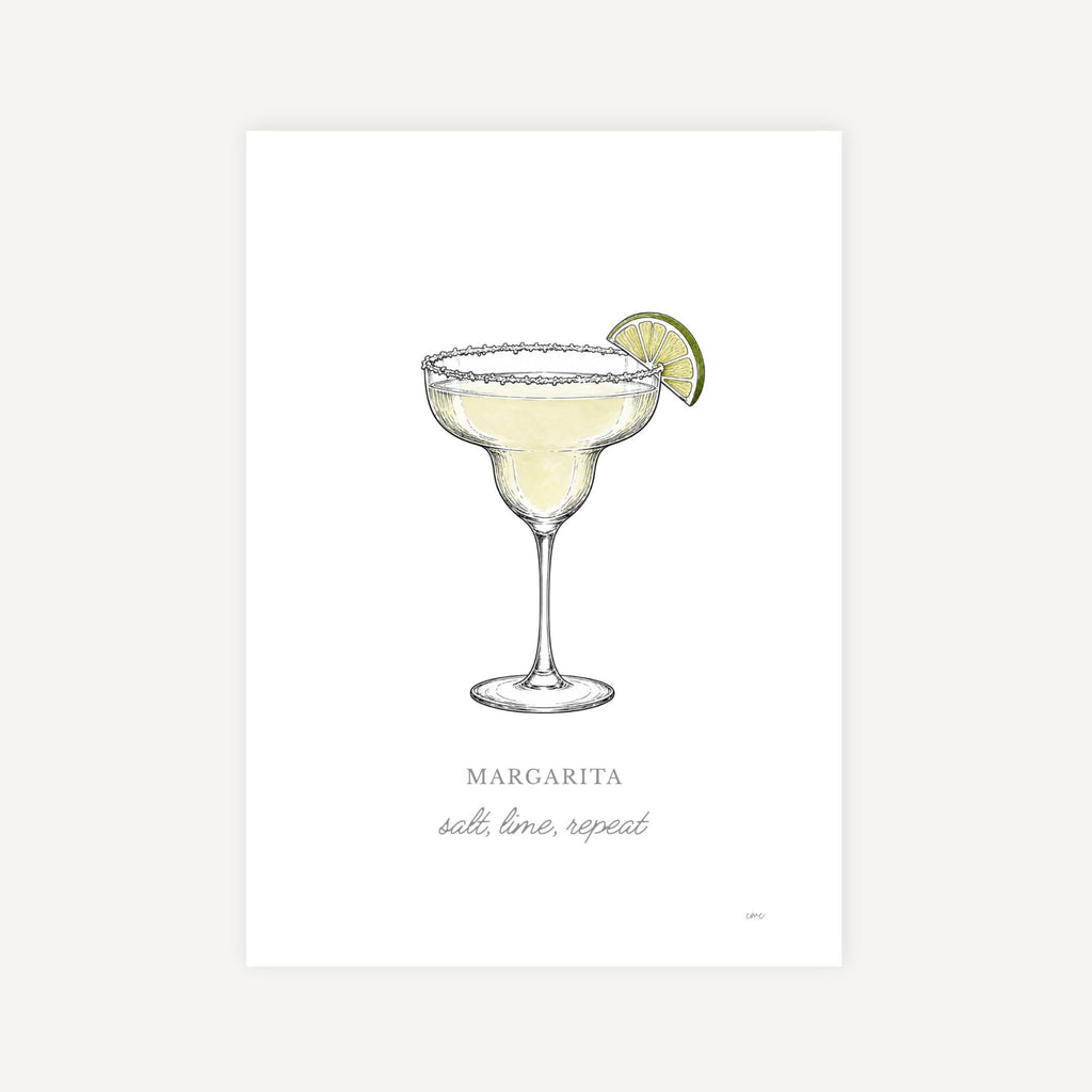 Margarita Greeting Card + Sticker – Salt, Lime, Repeat