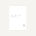 White square with black text and phone icon on a light gray background