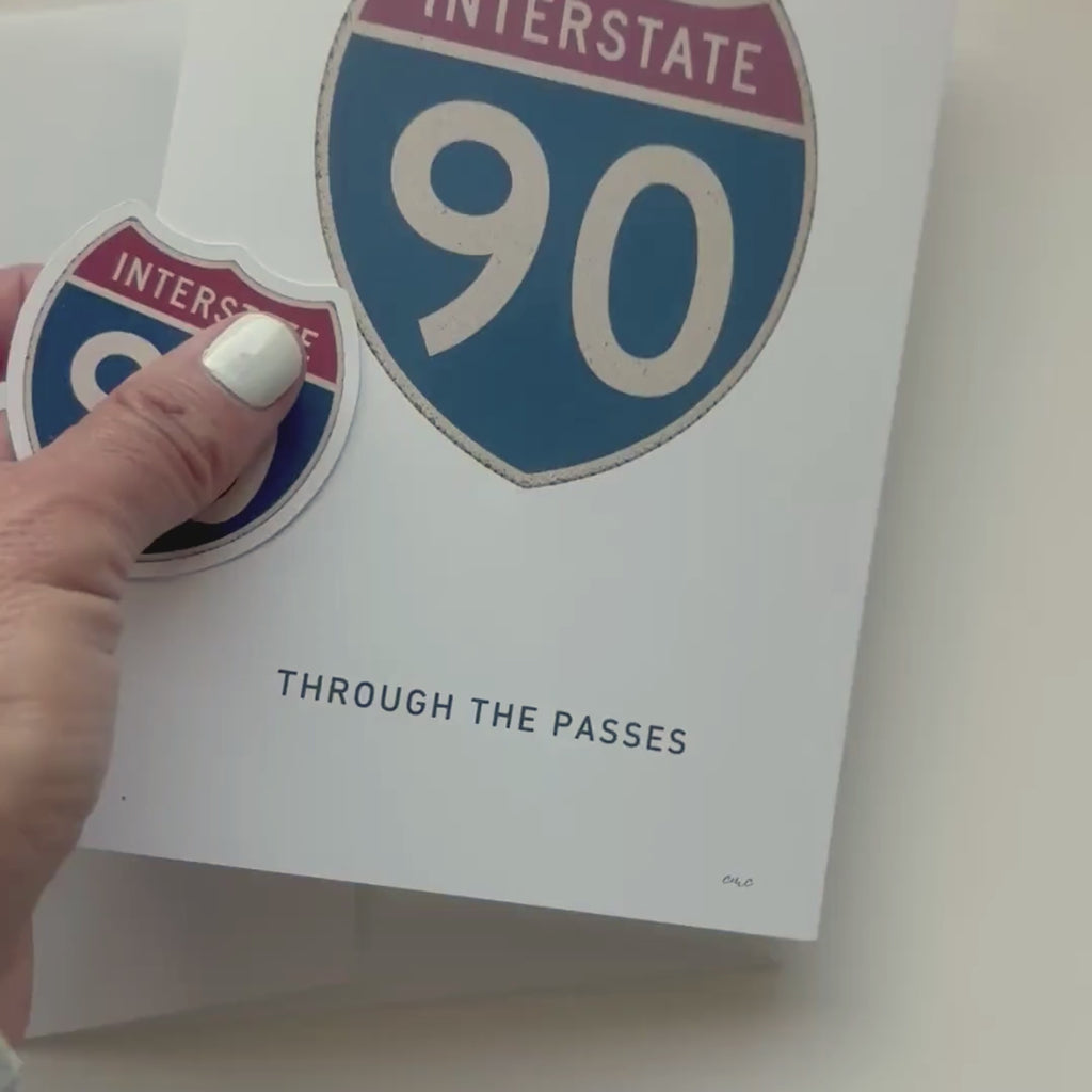 video I90 card and sticker