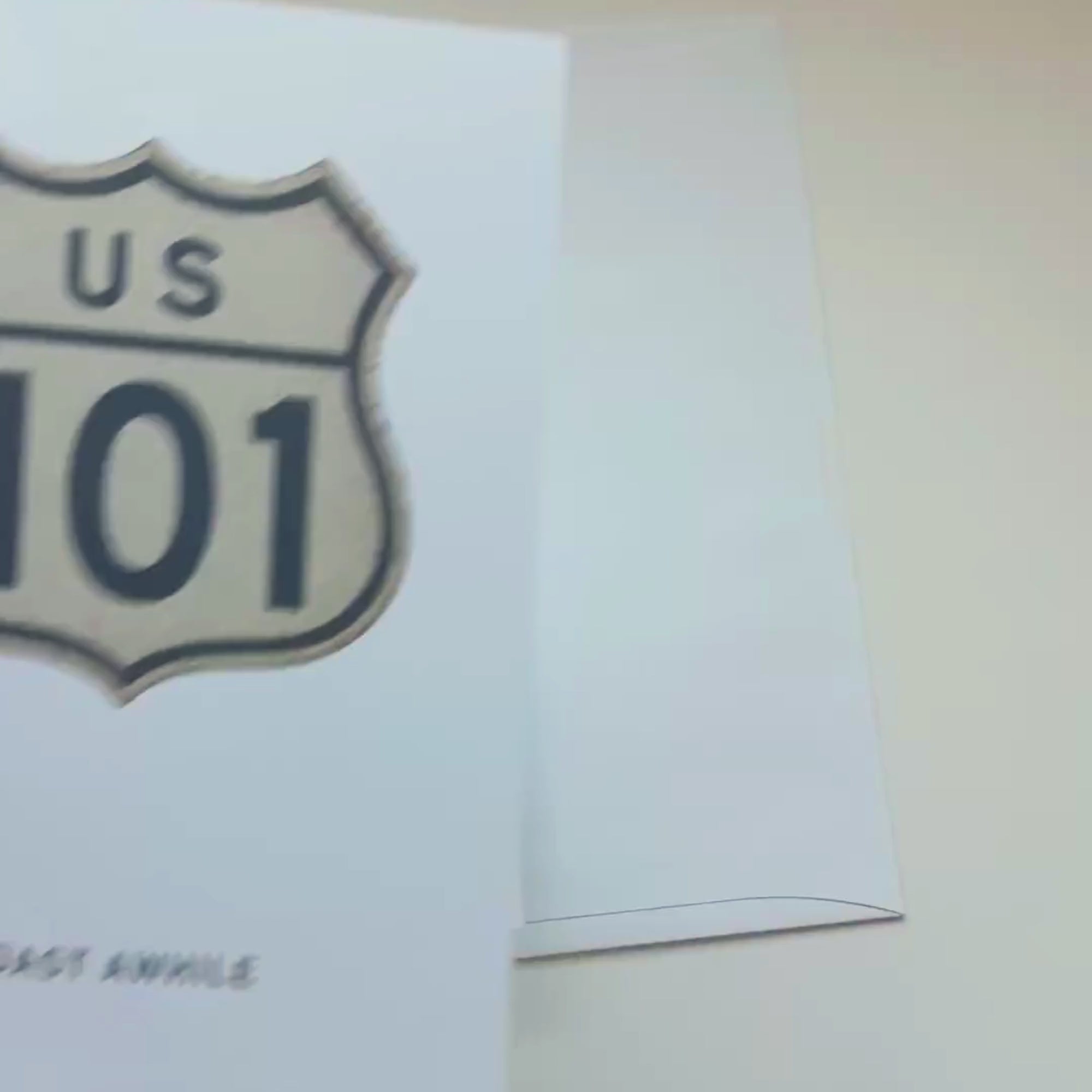 video of US 101 sticker and greeting card