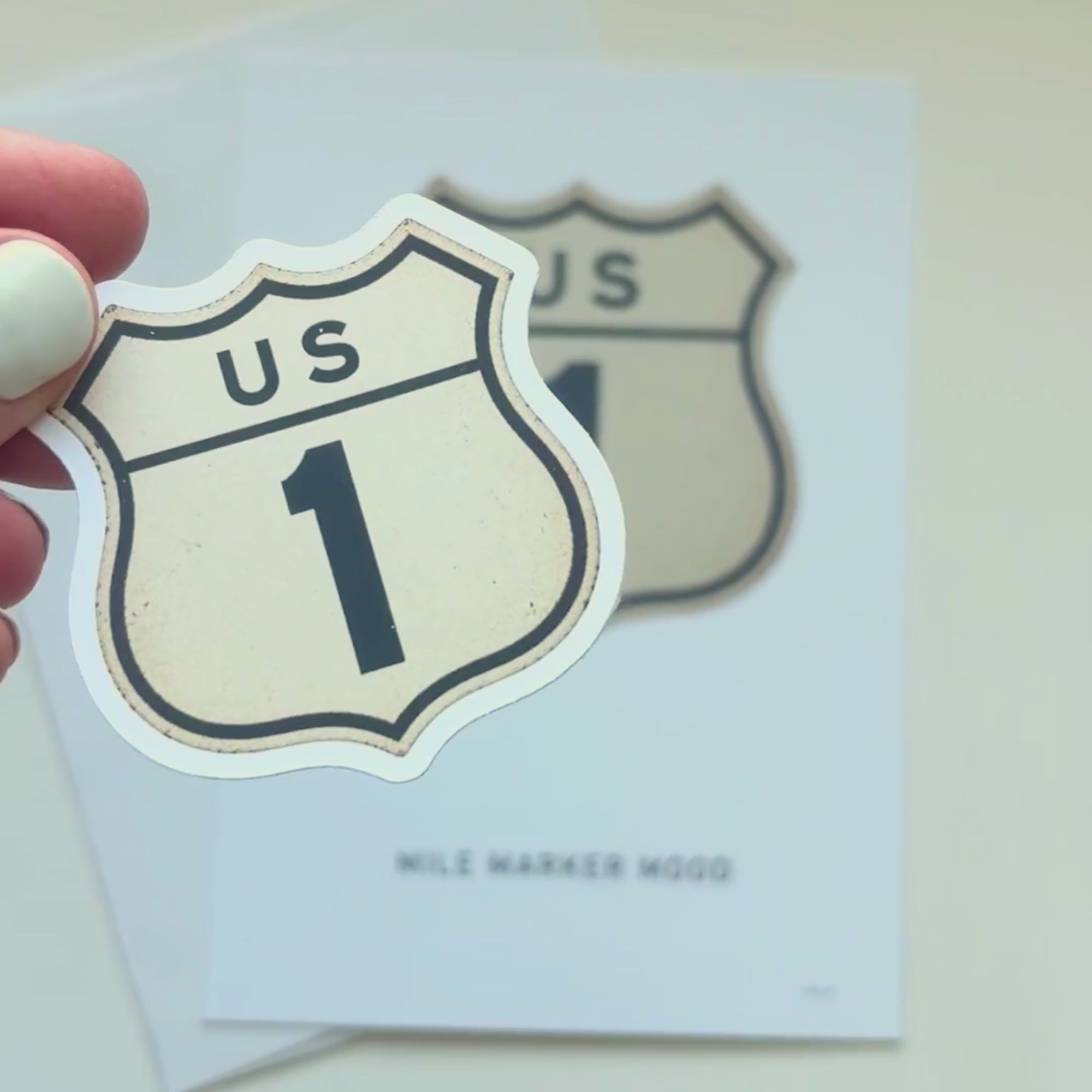US1 Greeting Card and matching sticker